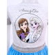 Disney Frozen Anna Elsa Abito Tulle Estivo Cotone Vestito Festa Bambina 4-9anni