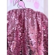 Disney Minnie Abito Estivo Cotone Vestito Pailliettes Festa Elegante Bambina 4-9a