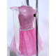 Mini Pony Abito Estivo Tulle Glitter Vestito Festa Elegante Bambina 4-9anni