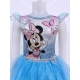 Disney Minnie Summer Dress Tulle Glitter Elegant Party Dress For Girls 4-9yrs