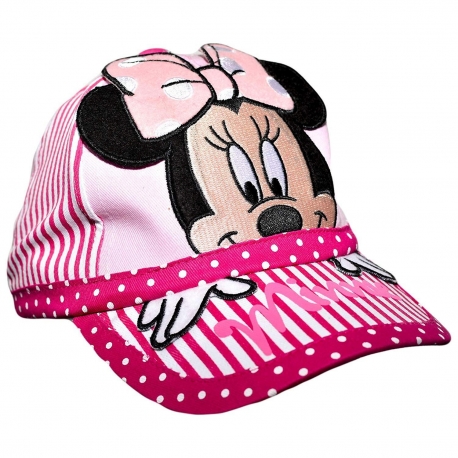 Disney Minnie Mouse Baseball Cap Girl 2-8years Cotton