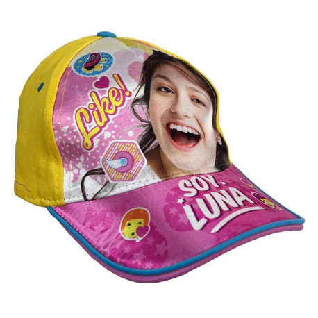 Soy Luna Like Yellow Baseball Cap Girl 5-10 Years Cotton Blend