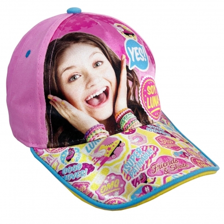 Soy Luna Like Yellow Baseball Cap Girl 5-10 Years Cotton Blend