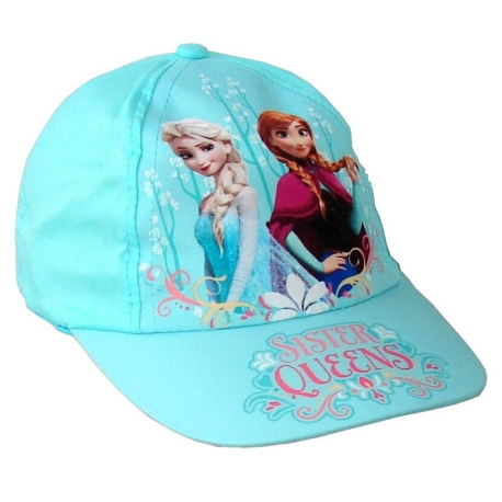 Disney Frozen Blu Cappello con visiera Baseball Bambina 2 - 5 anni