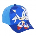Sonic the Hedgehog Cappello con visiera Baseball Bambino 3-6 anni Blu Il Riccio