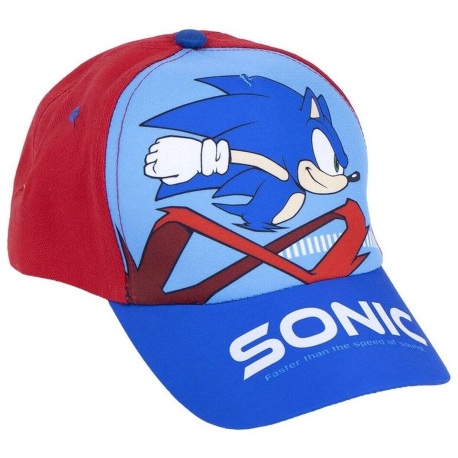 Sonic the Hedgehog Cappello con visiera Baseball Bambino 3-6 anni Blu Il Riccio
