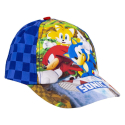 Sonic the Hedgehog Team Cappello con visiera Baseball Bambino 3-6 anni Blu