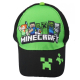 Minecraft Cappello con visiera Baseball Bambini Ragazzi 5 - 10 anni Nero Verde