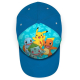 Pokemon Team Pikachu Cappello con visiera Baseball Bambini 3-8 anni Blu