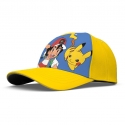 Pokemon Ash Ketchum Cappello con visiera Baseball Bambini 3-8 anni Giallo