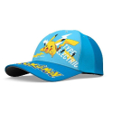 Pokemon Pikachu Pika Pika Cappello con visiera Baseball Bambini 3-8 anni Blu