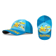 Pokemon Pikachu Pika Pika Cappello con visiera Baseball Bambini 3-8 anni Blu