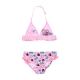 Disney Minnie Costume Bagno 2x pezzi Bikini Rosa Chiaro Sirena Mare Piscina 4-10anni
