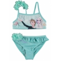 Disney Frozen Decorato Fiori Costume Bagno Bikini 2x pezzi Mare Piscina 4-8anni
