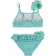 Disney Frozen Decorated Flowers Swimsuit Bikini 2x Pieces Sea Pool 4-8years