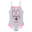 Disney Minnie Pois Costume Bagno Intero Mare Piscina 3-8anni