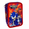 Sonic Prime The Hedgehog Astuccio 3 zip Completo Accessori Giotto Fila Scuola