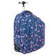 St.Right Cat Night Set School Trolley Backpack, Pencil Case, Girl Girl Bag