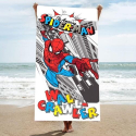 Spiderman Uomo Ragno Fumetto Asciugamano in Cotone 100% Telo Mare 70x140cm