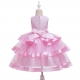 Disney Minnie Summer Dress Tulle Glitter Elegant Party Dress For Girls 4-9yrs