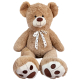 Cuddly Giant Bear Plush 220 cm Beige, Perfect Gift for Adult Children