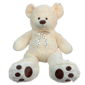 Coccoloso Gigante Orso Peluche 130- 150cm Avorio Orsacchiotto Soft Big Size XXXL