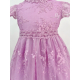 Bambina Abito Vestito Ricamato Tulle Pizzo Principessa Cerimonia Festa Ballo 3-7