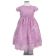 Bambina Abito Vestito Ricamato Tulle Pizzo Principessa Cerimonia Festa Ballo 3-7
