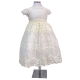 Bambina Abito Vestito Ricamato Tulle Pizzo Principessa Cerimonia Festa Ballo 3-7