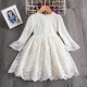 Girls Dress Embroidered Tulle Lace Princess Ceremony Party Prom 3-7