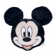 Cuscino Peluche Topolino Sagomato 35x40cm Decorativo Bambini Divano Letto Disney