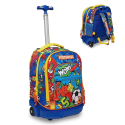 Mitama Game OMG Large Backpack With Wheels Trolley Boy Child Elementary School