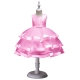 Girl Dress Dress Princess Lace Ceremony Party Dance 4-8years Antique Pink