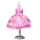 Girl Dress Dress Princess Lace Ceremony Party Dance 4-8years Antique Pink