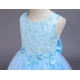 Dress Princess Dress Tulle Ceremony Party Dance Girl 4-5years White 04