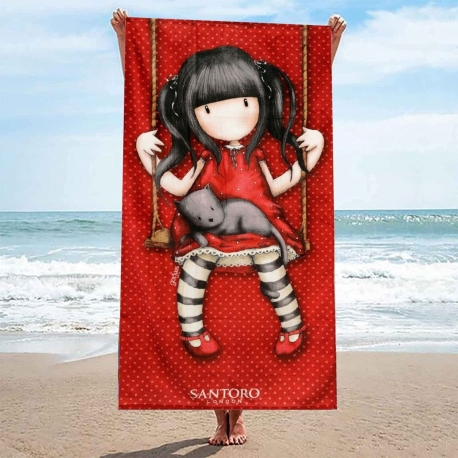 Beach Towel 75x150cm Gorjuss Santoro Duck Towel Cotton Beach Sea Piss