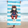 Beach Towel 70x140cm Gorjuss Santoro Stripes Cotton Towel Beach Sea Pool