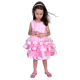 Bambina Abito Vestito Principessa Pizzo Cerimonia Festa Ballo 4-8anni Rosa Antic
