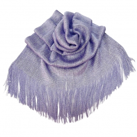 Beige 014 Elegant Light Scarf Stole Shawl Fringed Thread Bright Foulard Shrug