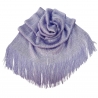 Lilac 06 Elegant Light Scarf Stole Shawl Fringed Thread Bright Foulard Shrug
