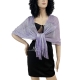 Beige 014 Elegant Light Scarf Stole Shawl Fringed Thread Bright Foulard Shrug