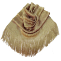 Dark gold 013 Elegant Light Scarf Stole Shawl Fringed Thread Bright Foulard Shrug