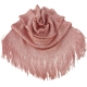 Rose gold 012 Elegant Light Scarf Stole Shawl Fringed Thread Bright Foulard Shrug