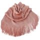 Salmon 016 Elegant Light Scarf Stole Shawl Fringed Thread Bright Foulard Shrug