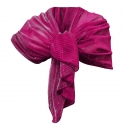 Pink Fuchsia Elegant Scarf Light Pleated Stole Light Scarf Shawl Cover