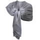 Silver Silk Scarf Shawl Foulard Shrug Stole Wedding Ceremony
