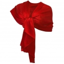 Rosso Elegante Sciarpa Seta Scialle Foulard Coprispalle Stola Cerimonia Matrimonio