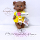 mod.18 NINES D'ONIL PEPOTES 28cm Bambola Profumata Mini Neonato con Ciuccio Gioco Collezione
