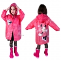 Minnie Mouse Giacca Parapioggia Impermeabile da 3-8anni Bambina Rosa Poncho