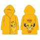 Le Leone Simba Giacca Parapioggia Impermeabile 3-8anni Bambino Giallo Poncho